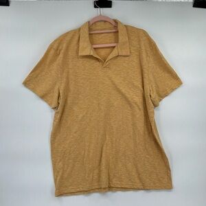 Lucky Brand Men's Mustard Polo Shirt